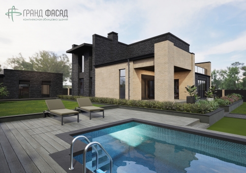 Терраса вокруг бассейна